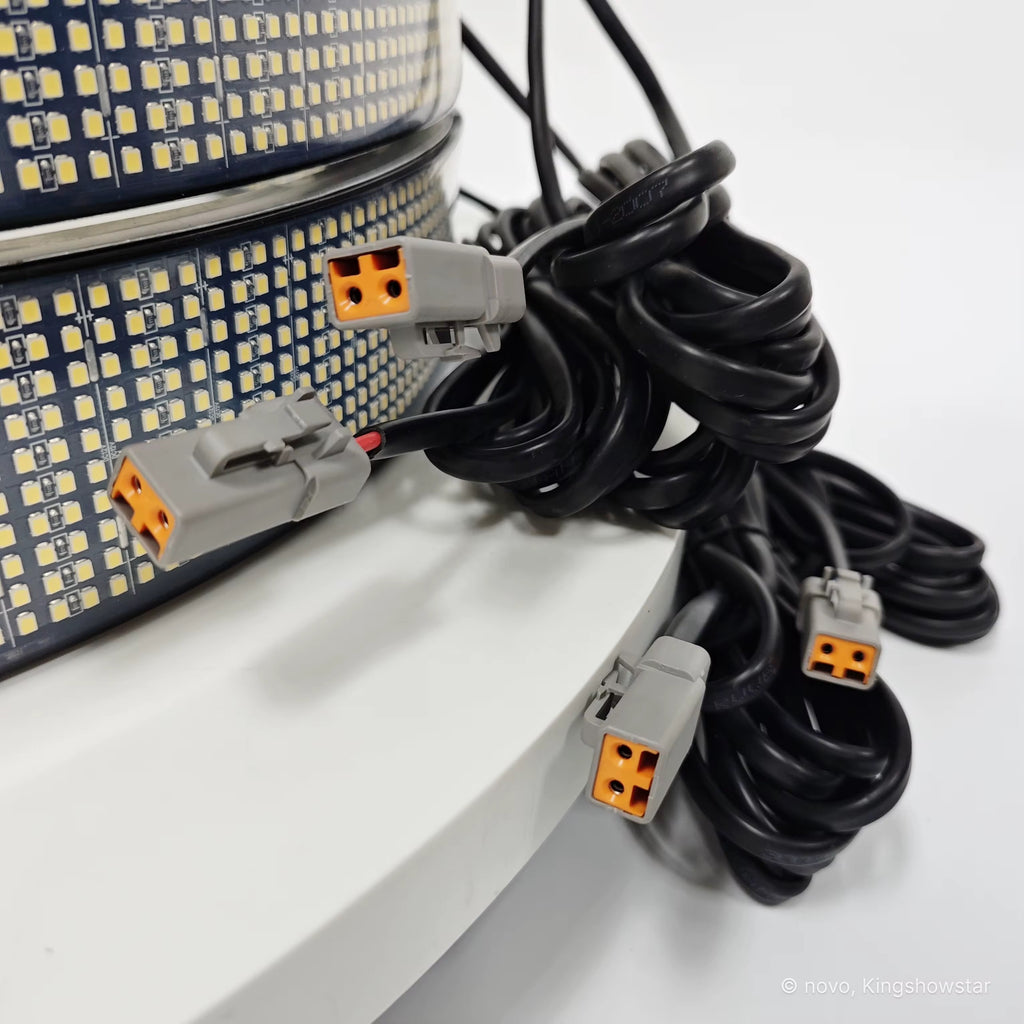 20 Row Pure White Wheel Lights