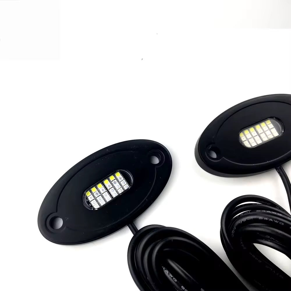 24 LED RGBW P&P Rock Light