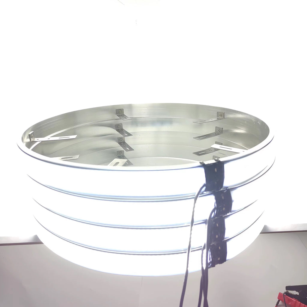 5 Row Pure White Wheel Lights