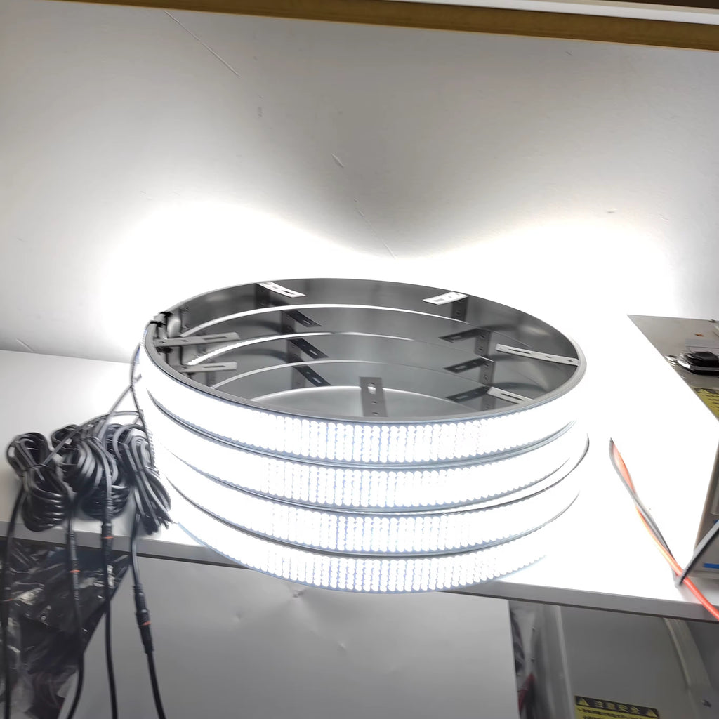 6 Row Sequential Switchback Strobe Wheel Lights