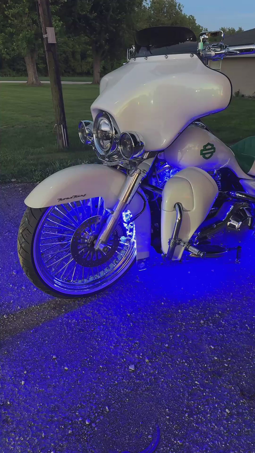 King Kustoms RGBW Motorcycle Underglow Kit
